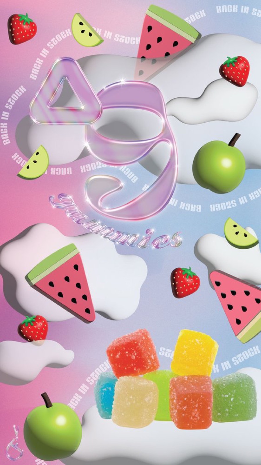 Colorful edibles and gummies at Canna Flora